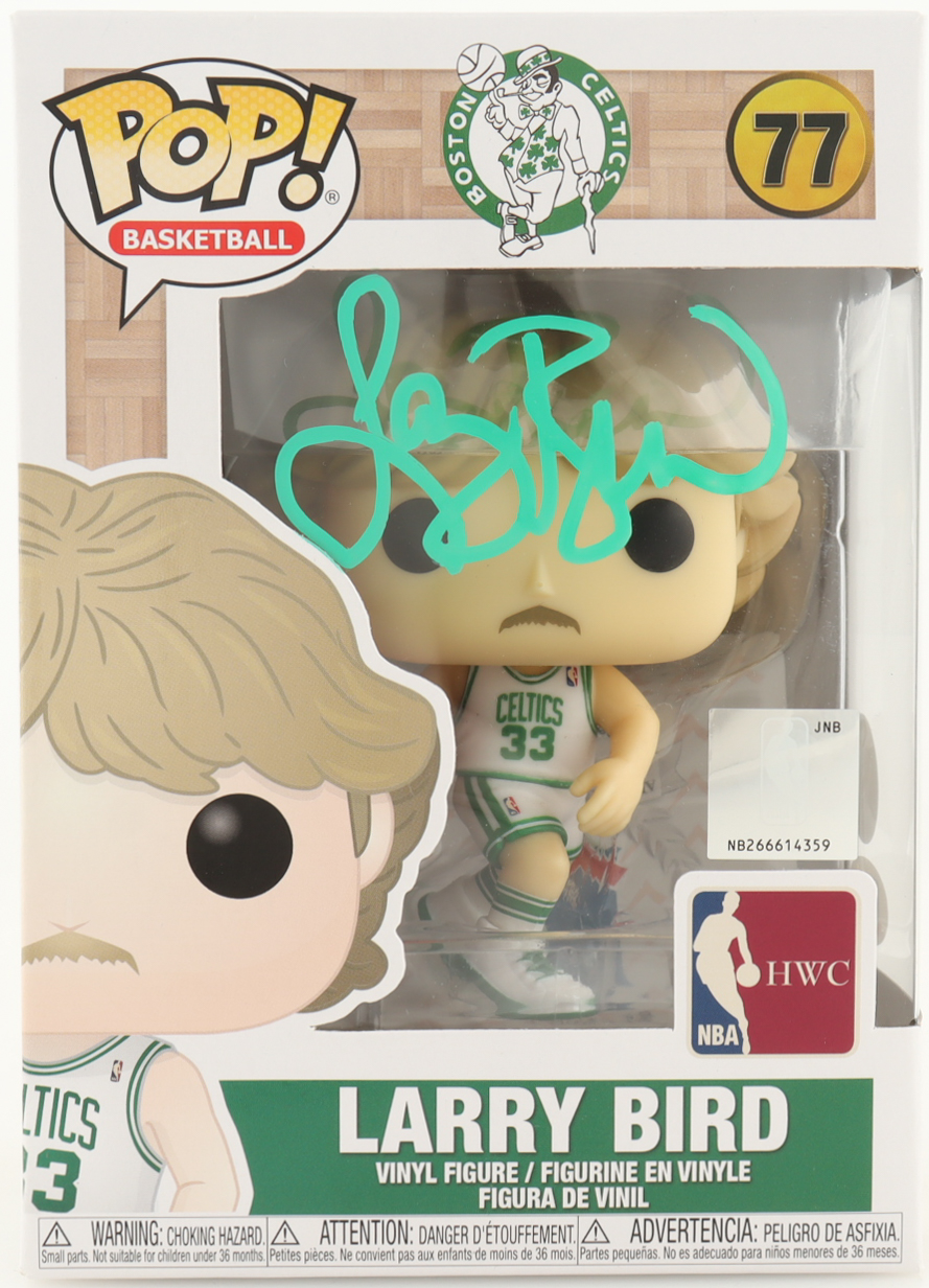 Larry Bird Signed Celtics #77 Funko Pop! Vinyl Figure (Beckett & Bird) at PristineAuction.com Larry Bird Signed Celtics #77 Funko Pop! Vinyl Figure (Beckett & Bird) at PristineAuction.com