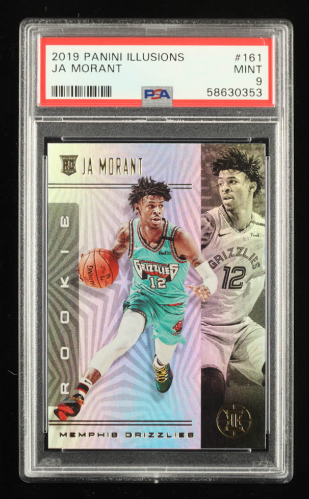 Ja Morant 2019-20 Panini Illusions #161 RC (PSA 9) at PristineAuction.com Ja Morant 2019-20 Panini Illusions #161 RC (PSA 9) at PristineAuction.com