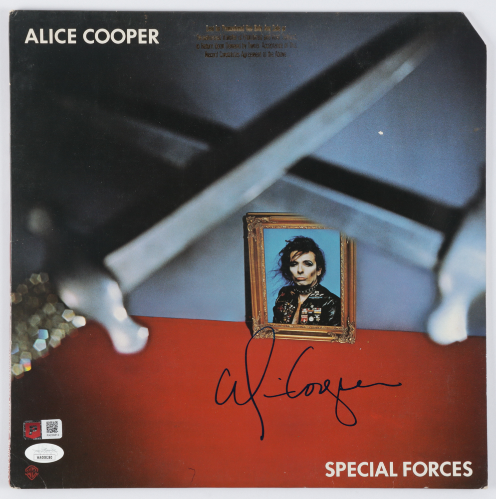Alice Cooper Signed "Special Forces" Vinyl Record Album (PA & JSA) at PristineAuction.com Alice Cooper Signed "Special Forces" Vinyl Record Album (PA & JSA) at PristineAuction.com