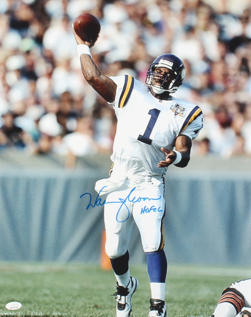Warren Moon Signed Vikings 16x20 Photo Inscribed "HOF 06" (JSA) at PristineAuction.com Warren Moon Signed Vikings 16x20 Photo Inscribed "HOF 06" (JSA) at PristineAuction.com
