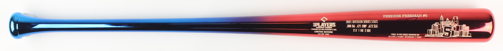 Freddie Freeman Signed LE Player Model Baseball Bat (Beckett) at PristineAuction.com Freddie Freeman Signed LE Player Model Baseball Bat (Beckett) at PristineAuction.com