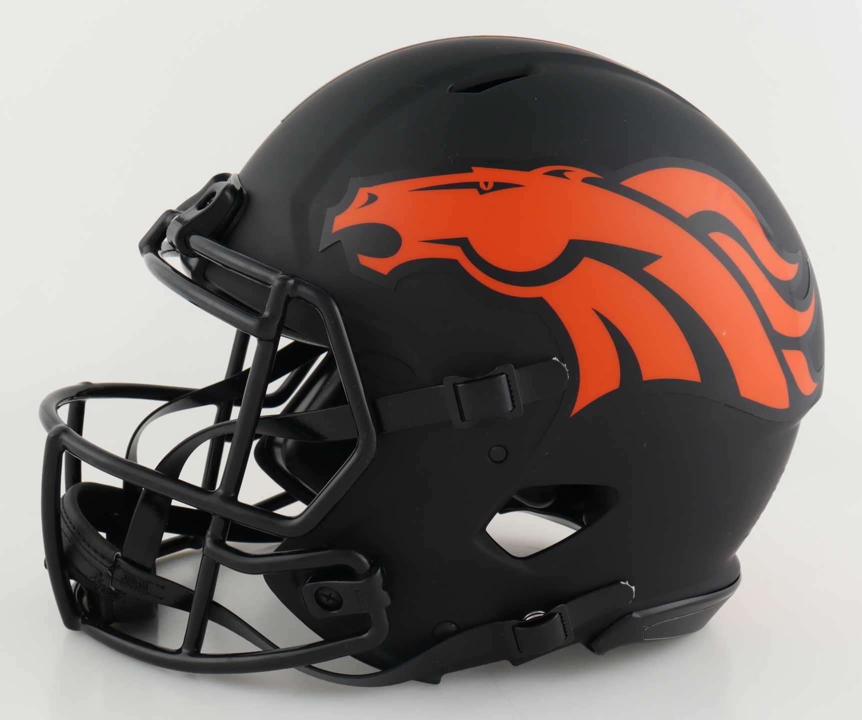 John Elway Signed Broncos Full-Size Authentic On-Field Eclipse Alternate Speed Helmet Inscribed "1987 NFL MVP" (Beckett) at PristineAuction.com John Elway Signed Broncos Full-Size Authentic On-Field Eclipse Alternate Speed Helmet Inscribed "1987 NFL MVP" (Beckett) at PristineAuction.com