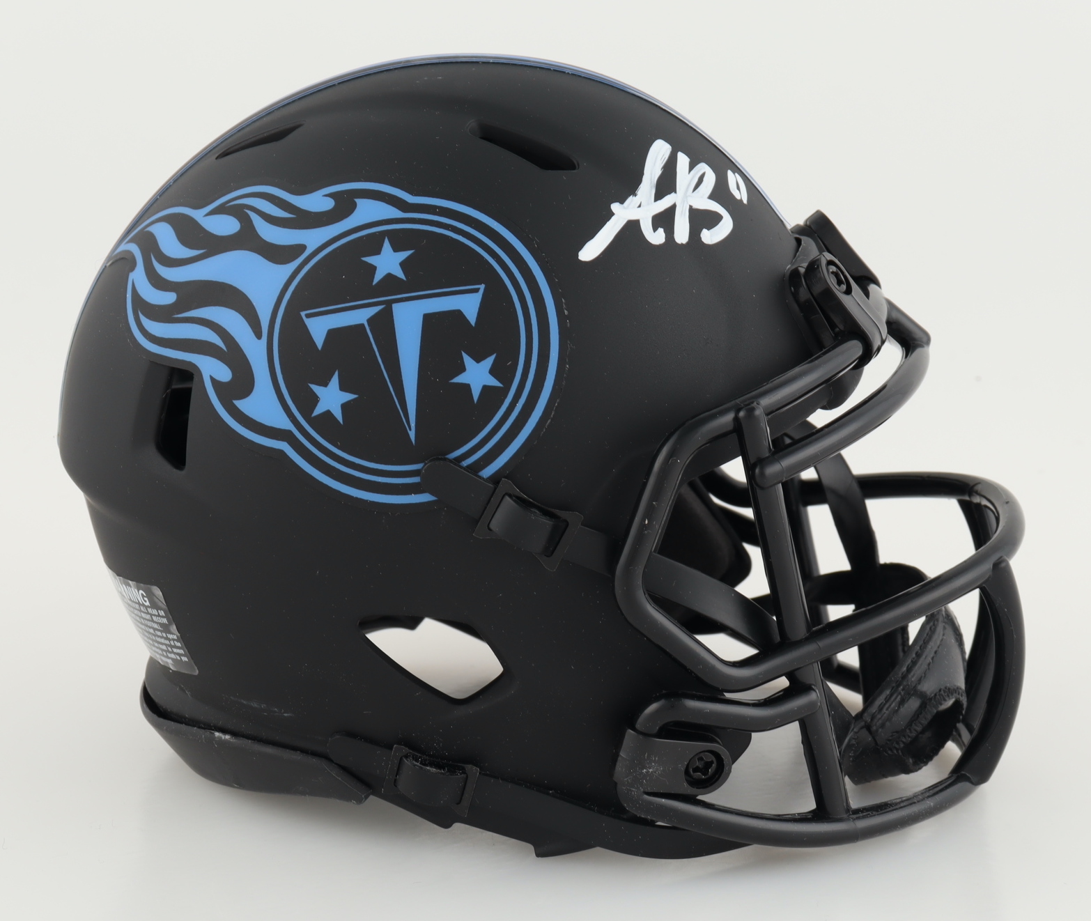 A. J. Brown Signed Titans Eclipse Alternate Speed Mini Helmet (Radtke) at PristineAuction.com A. J. Brown Signed Titans Eclipse Alternate Speed Mini Helmet (Radtke) at PristineAuction.com
