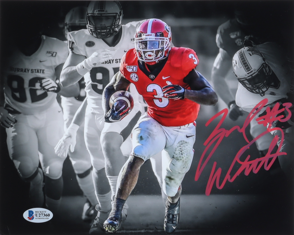 SONY MICHEL 2018 LEAF DRAFT "1ST EVER PRINTED" ROOKIE CARD! GEORGIA BULLDOGS