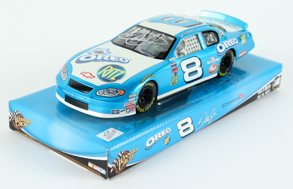 Dale Earnhardt Jr. Signed NASCAR #8 Oreo / Ritz Monte Carlo - 1:24 Premium Winner's Circle Diecast Car (Dale Jr. & PA) at PristineAuction.com Dale Earnhardt Jr. Signed NASCAR #8 Oreo / Ritz Monte Carlo - 1:24 Premium Winner's Circle Diecast Car (Dale Jr. & PA) at PristineAuction.com