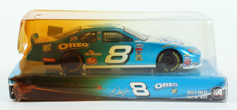 Dale Earnhardt Jr. Signed NASCAR #8 Oreo / Ritz Monte Carlo - 1:24 Premium Winner's Circle Diecast Car (Dale Jr. & PA) at PristineAuction.com Dale Earnhardt Jr. Signed NASCAR #8 Oreo / Ritz Monte Carlo - 1:24 Premium Winner's Circle Diecast Car (Dale Jr. & PA) at PristineAuction.com
