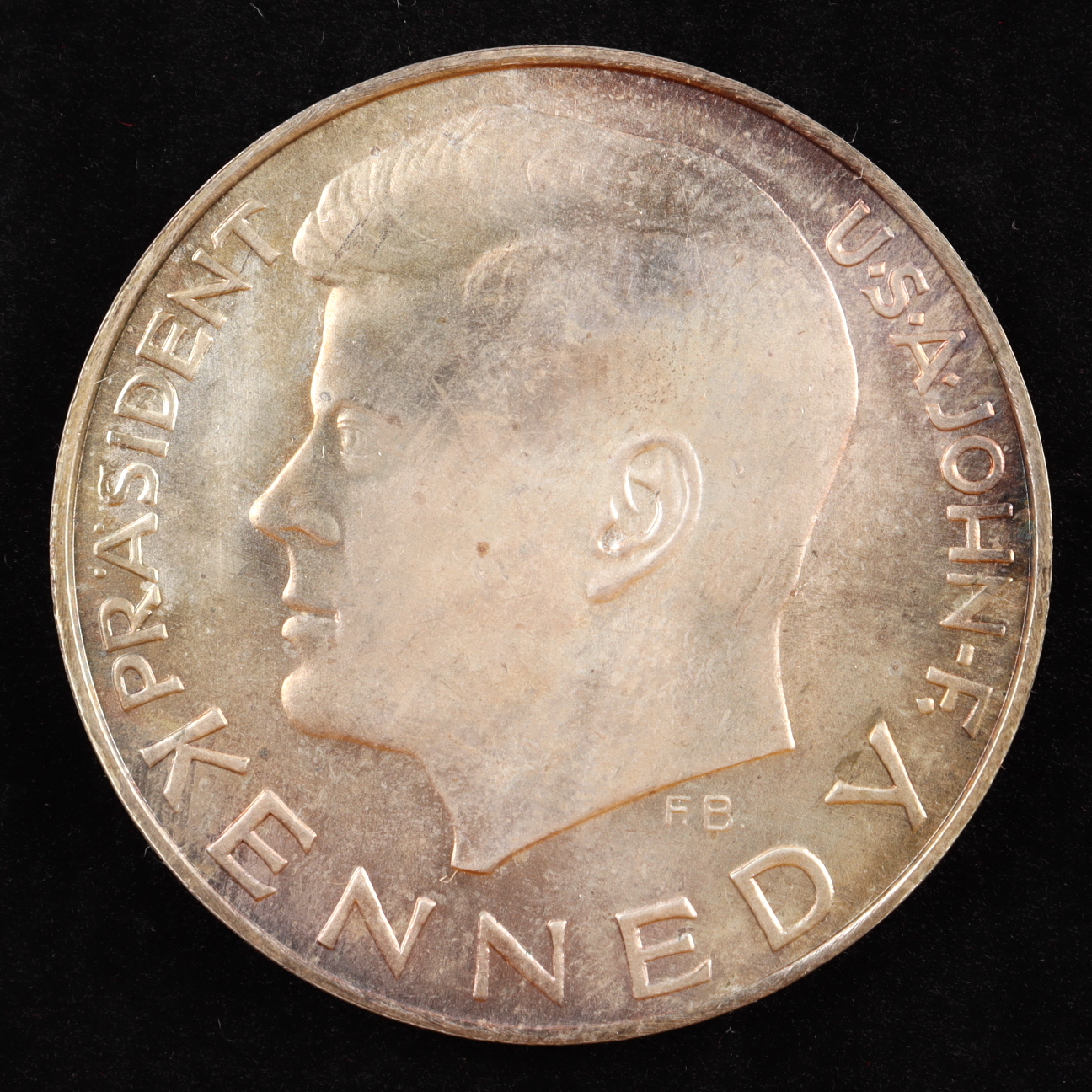 John F. Kennedy Commemorative German Token at PristineAuction.com John F. Kennedy Commemorative German Token at PristineAuction.com
