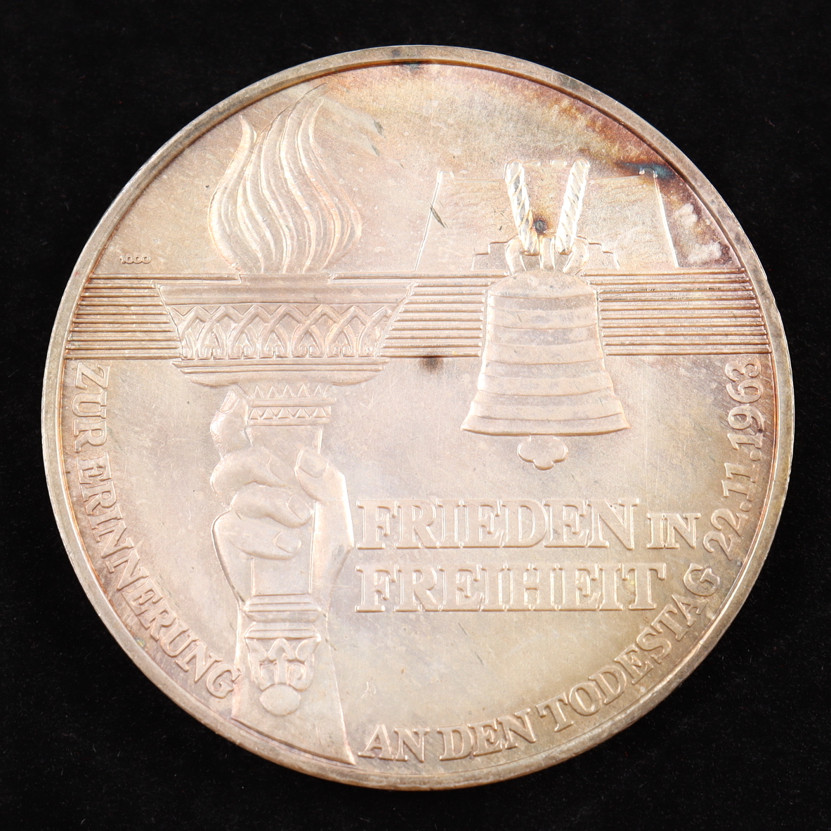 John F. Kennedy Commemorative German Token at PristineAuction.com John F. Kennedy Commemorative German Token at PristineAuction.com