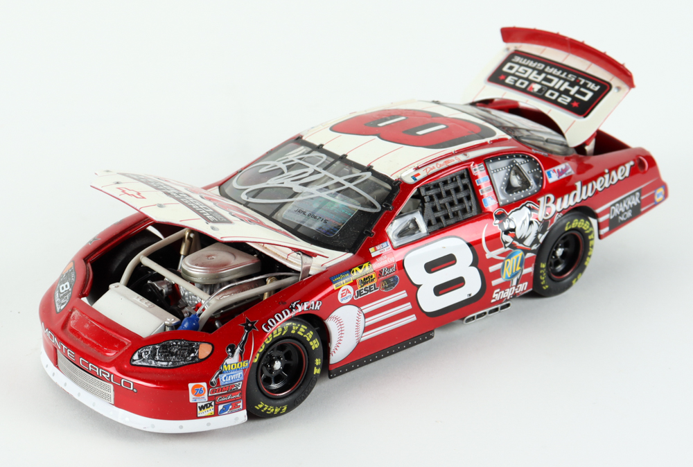 Dale Earnhardt Jr. Signed NASCAR #8 2002 MLB All-Star Game Monte Carlo - 1:24 Premium Winner's Circle Diecast Car (Dale Jr. & PA) at PristineAuction.com Dale Earnhardt Jr. Signed NASCAR #8 2002 MLB All-Star Game Monte Carlo - 1:24 Premium Winner's Circle Diecast Car (Dale Jr. & PA) at PristineAuction.com