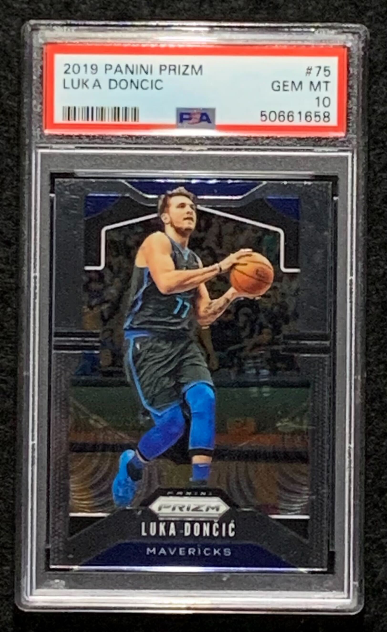 Luka Doncic 2019-20 Panini Prizm #75 (PSA 10) at PristineAuction.com Luka Doncic 2019-20 Panini Prizm #75 (PSA 10) at PristineAuction.com