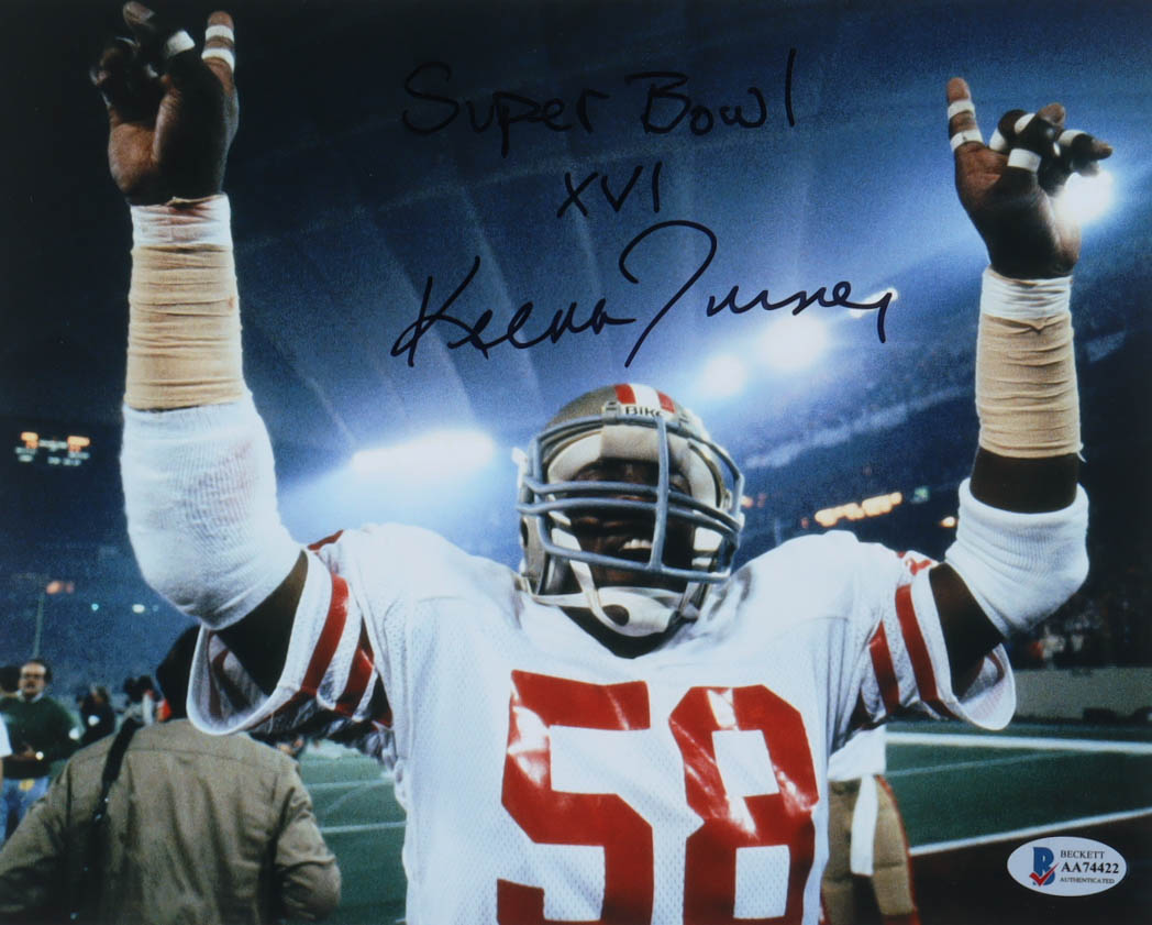 Keena Turner Signed 49ers 8x10 Photo Inscribed "Super Bowl XVI" (Beckett) at PristineAuction.com Keena Turner Signed 49ers 8x10 Photo Inscribed "Super Bowl XVI" (Beckett) at PristineAuction.com