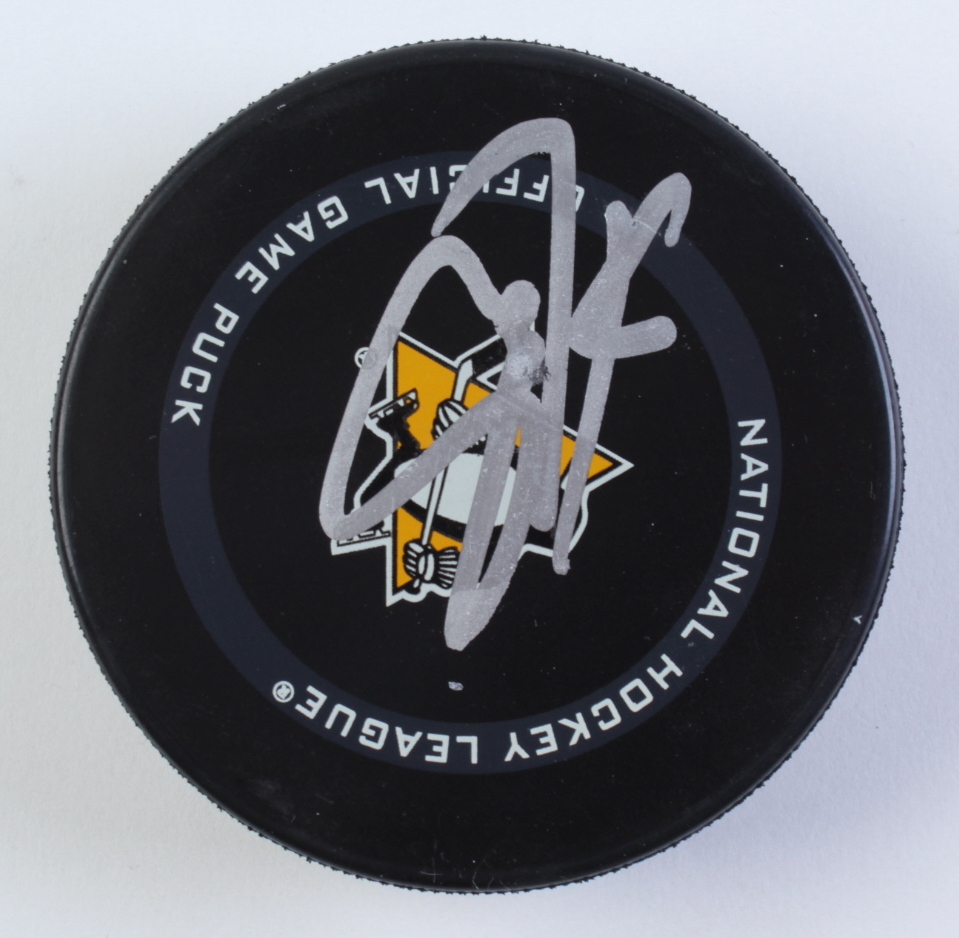 Sidney Crosby Signed Penguins Logo Hockey Puck (JSA) at PristineAuction.com Sidney Crosby Signed Penguins Logo Hockey Puck (JSA) at PristineAuction.com