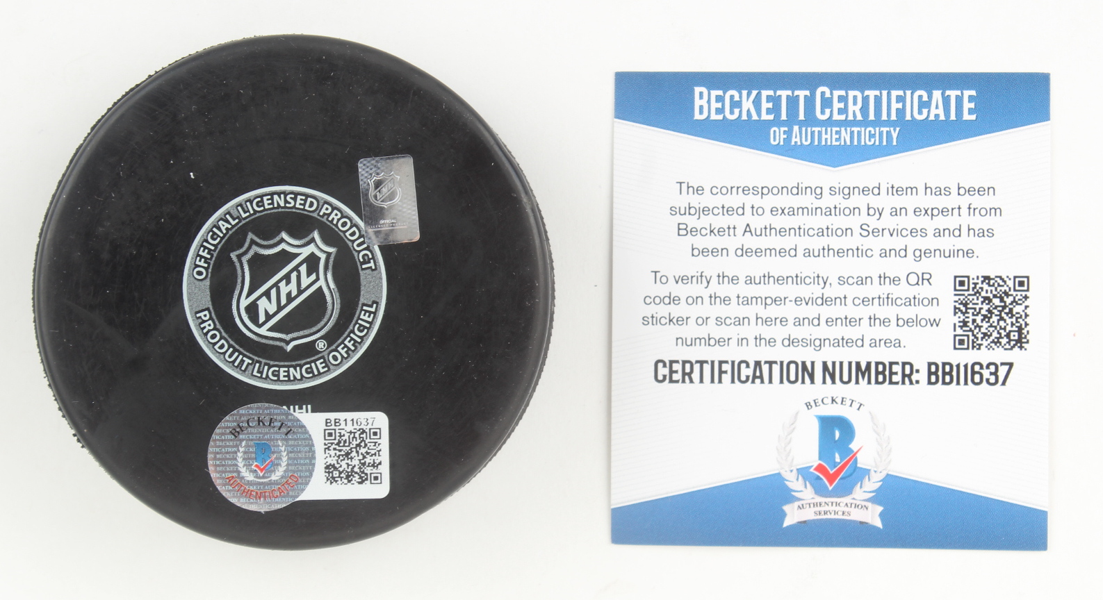 Cale Makar Signed Avalanche Logo Hockey Puck (Beckett) at PristineAuction.com Cale Makar Signed Avalanche Logo Hockey Puck (Beckett) at PristineAuction.com