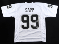 Warren Sapp Signed Jersey Inscribed "Raider Nation" (Beckett) at PristineAuction.com