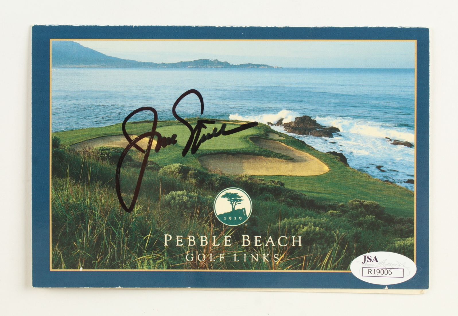 Jack Nicklaus Signed Pebble Beach Golf Links 4x6 Scorecard (JSA) at PristineAuction.com Jack Nicklaus Signed Pebble Beach Golf Links 4x6 Scorecard (JSA) at PristineAuction.com