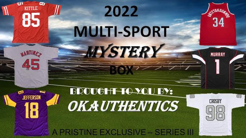 OKAUTHENTICS 2022 Multi-Sport Jersey Mystery Box - Series III at PristineAuction.com OKAUTHENTICS 2022 Multi-Sport Jersey Mystery Box - Series III at PristineAuction.com