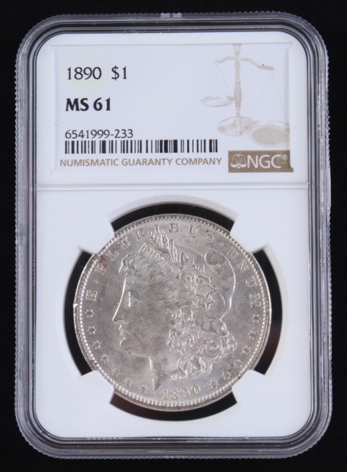 1890 Morgan Silver Dollar (NGC MS61) at PristineAuction.com 1890 Morgan Silver Dollar (NGC MS61) at PristineAuction.com