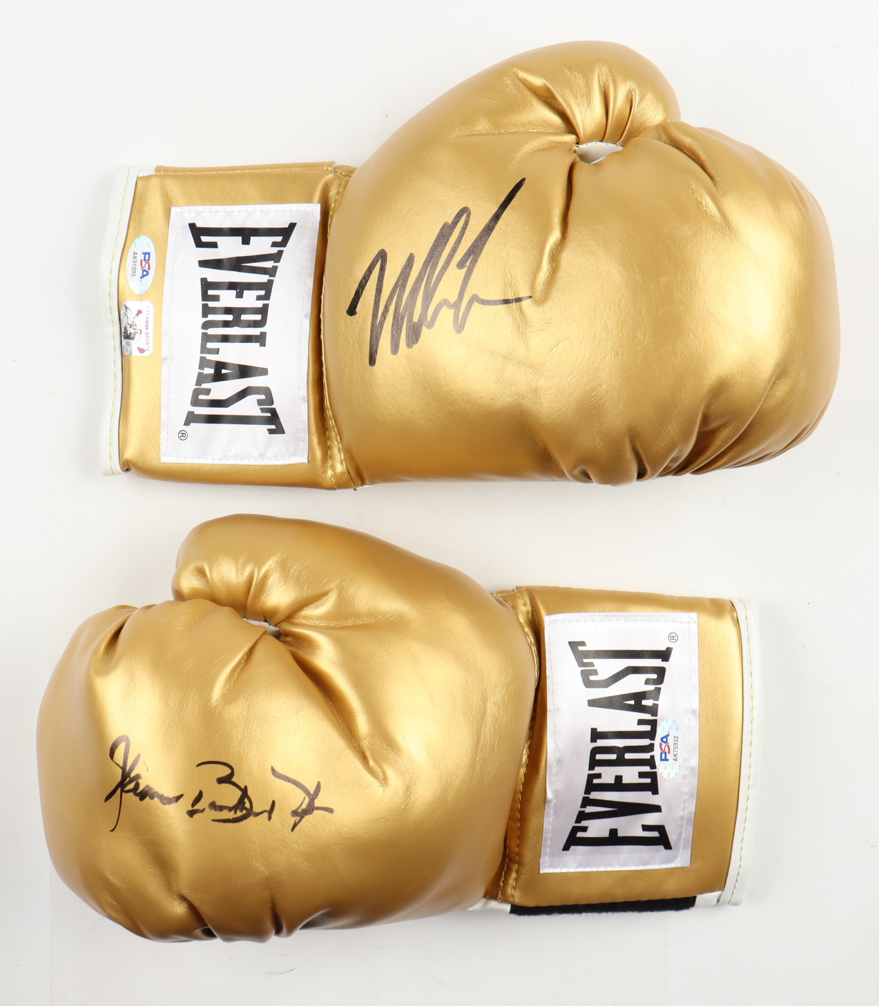 Mike Tyson & Buster Douglas Signed Pair of Everlast Boxing Gloves (PSA & Tyson) at PristineAuction.com Mike Tyson & Buster Douglas Signed Pair of Everlast Boxing Gloves (PSA & Tyson) at PristineAuction.com
