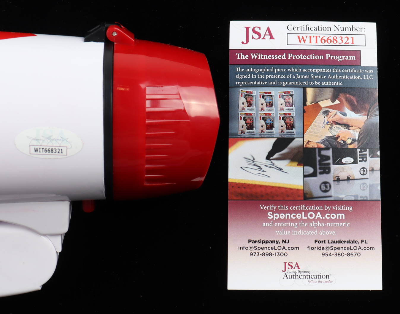 Jimmy Hart Signed Megaphone Inscribed "Mouth of the South" & "2005 HOF" (JSA) at PristineAuction.com Jimmy Hart Signed Megaphone Inscribed "Mouth of the South" & "2005 HOF" (JSA) at PristineAuction.com