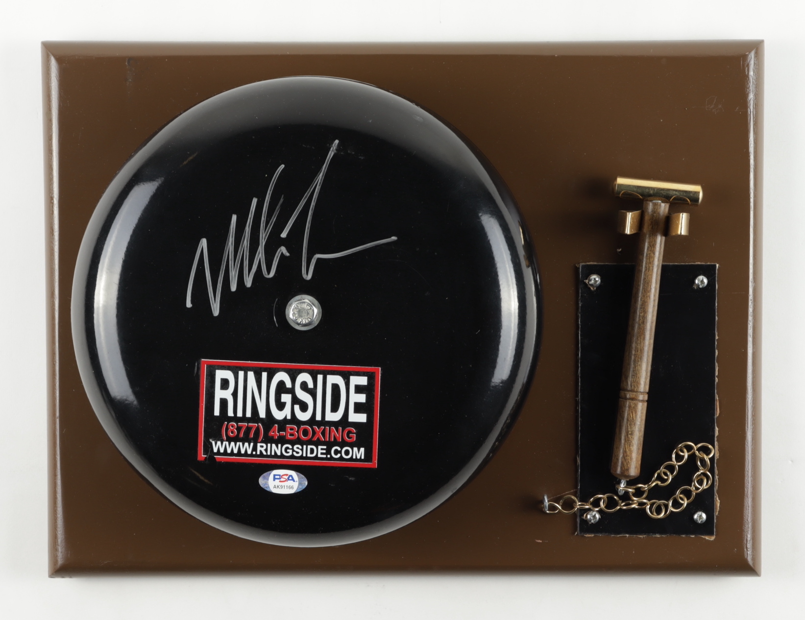 Mike Tyson Signed Authentic Ringside Boxing Bell (PSA) at PristineAuction.com Mike Tyson Signed Authentic Ringside Boxing Bell (PSA) at PristineAuction.com