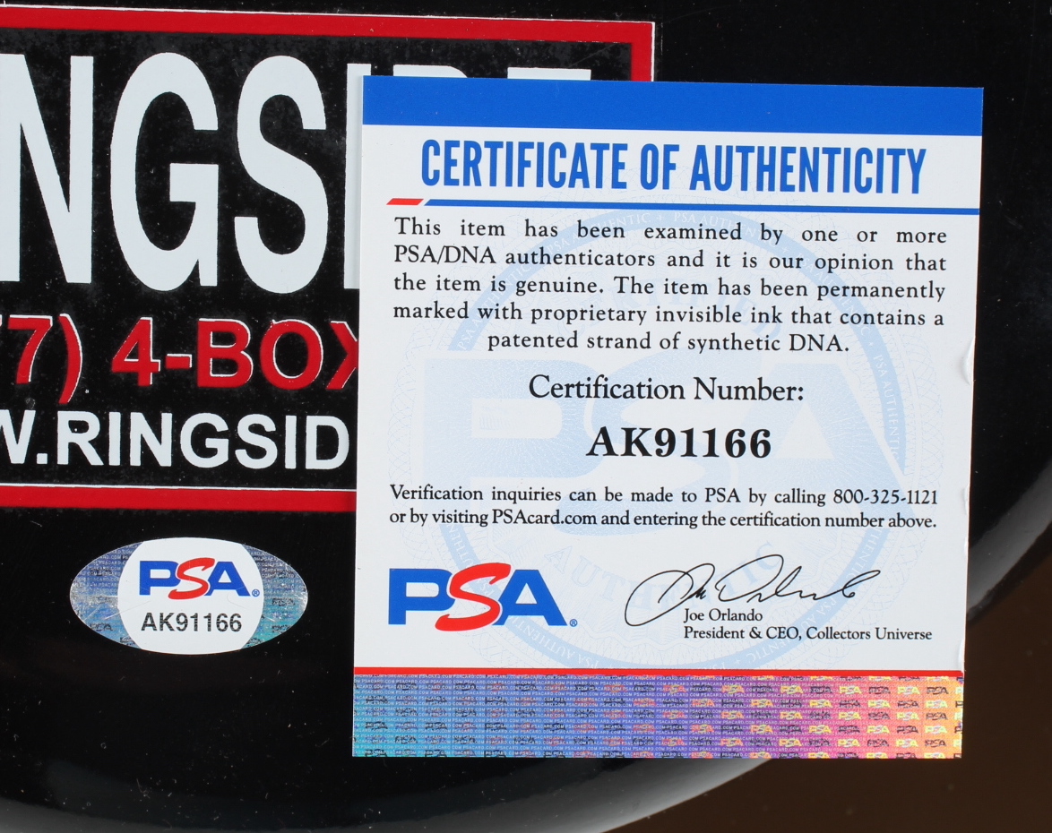 Mike Tyson Signed Authentic Ringside Boxing Bell (PSA) at PristineAuction.com Mike Tyson Signed Authentic Ringside Boxing Bell (PSA) at PristineAuction.com