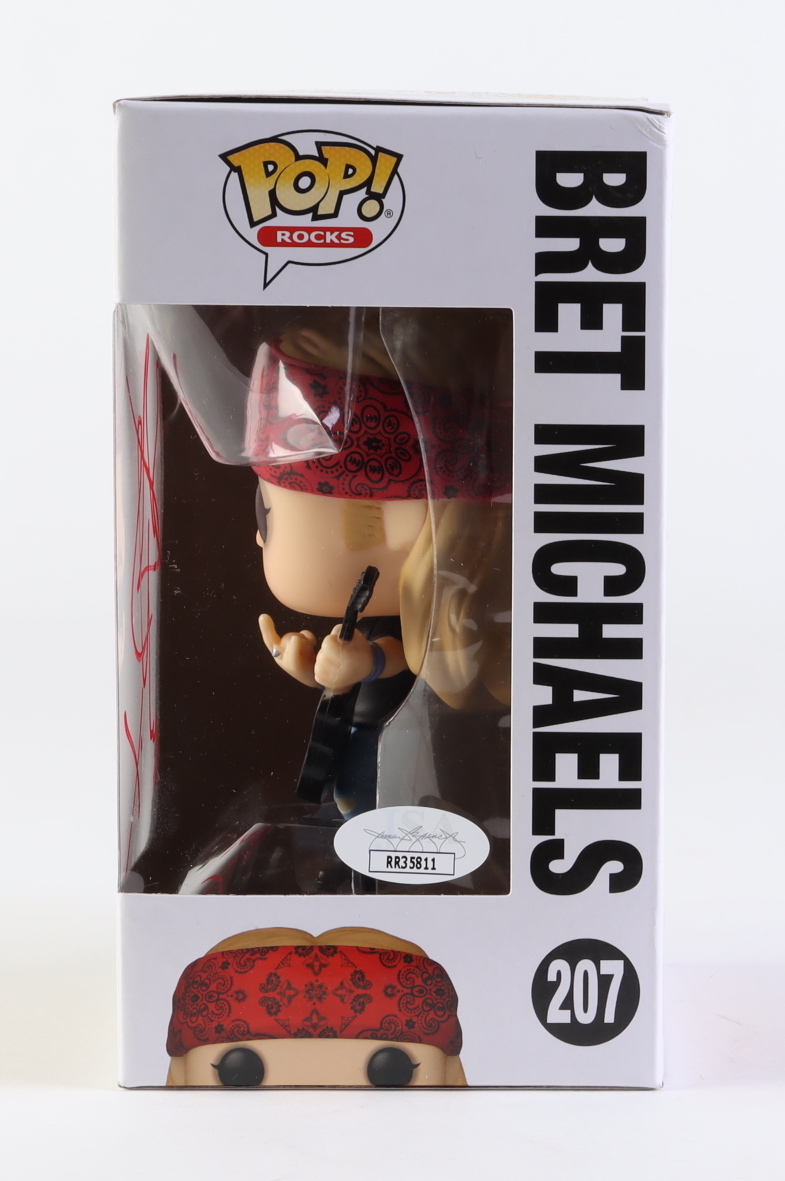 Bret Michaels Signed #207 Funko Pop! Vinyl Figure (JSA) at PristineAuction.com Bret Michaels Signed #207 Funko Pop! Vinyl Figure (JSA) at PristineAuction.com