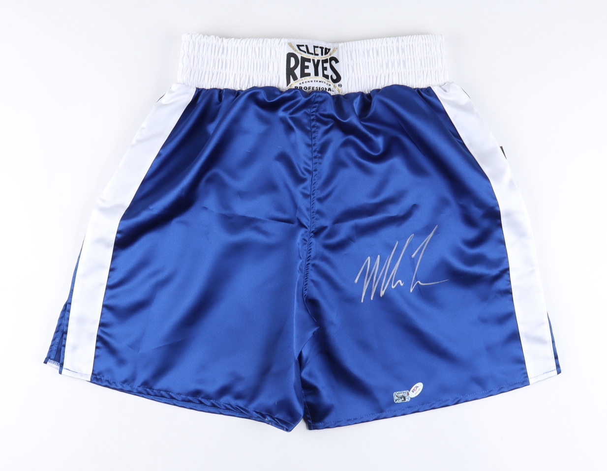 Mike Tyson Signed Boxing Trunks (PSA) at PristineAuction.com Mike Tyson Signed Boxing Trunks (PSA) at PristineAuction.com