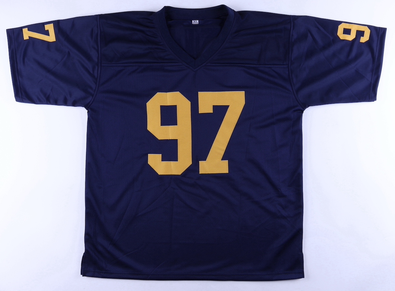 Aidan Hutchinson Signed Jersey (Beckett) at PristineAuction.com Aidan Hutchinson Signed Jersey (Beckett) at PristineAuction.com