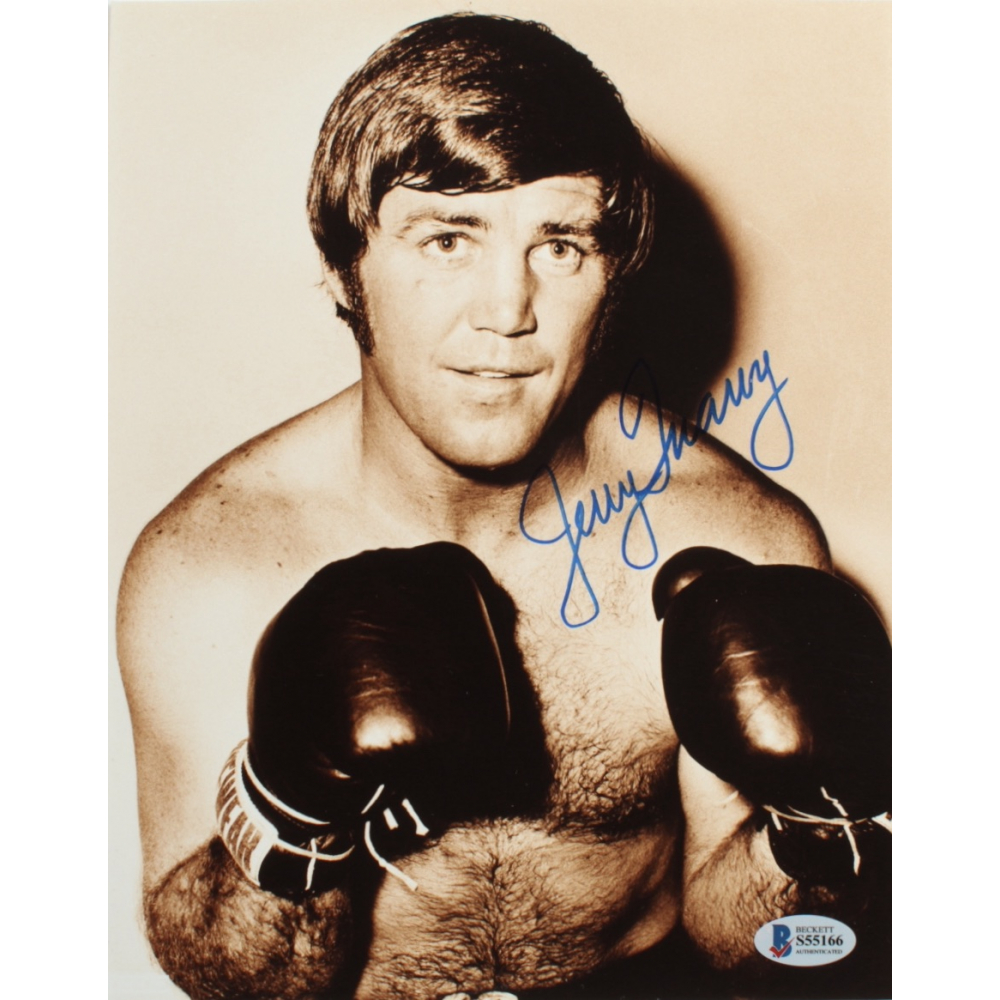 Jerry Quarry Signed 8x10 Photo (Beckett) Pristine Auction