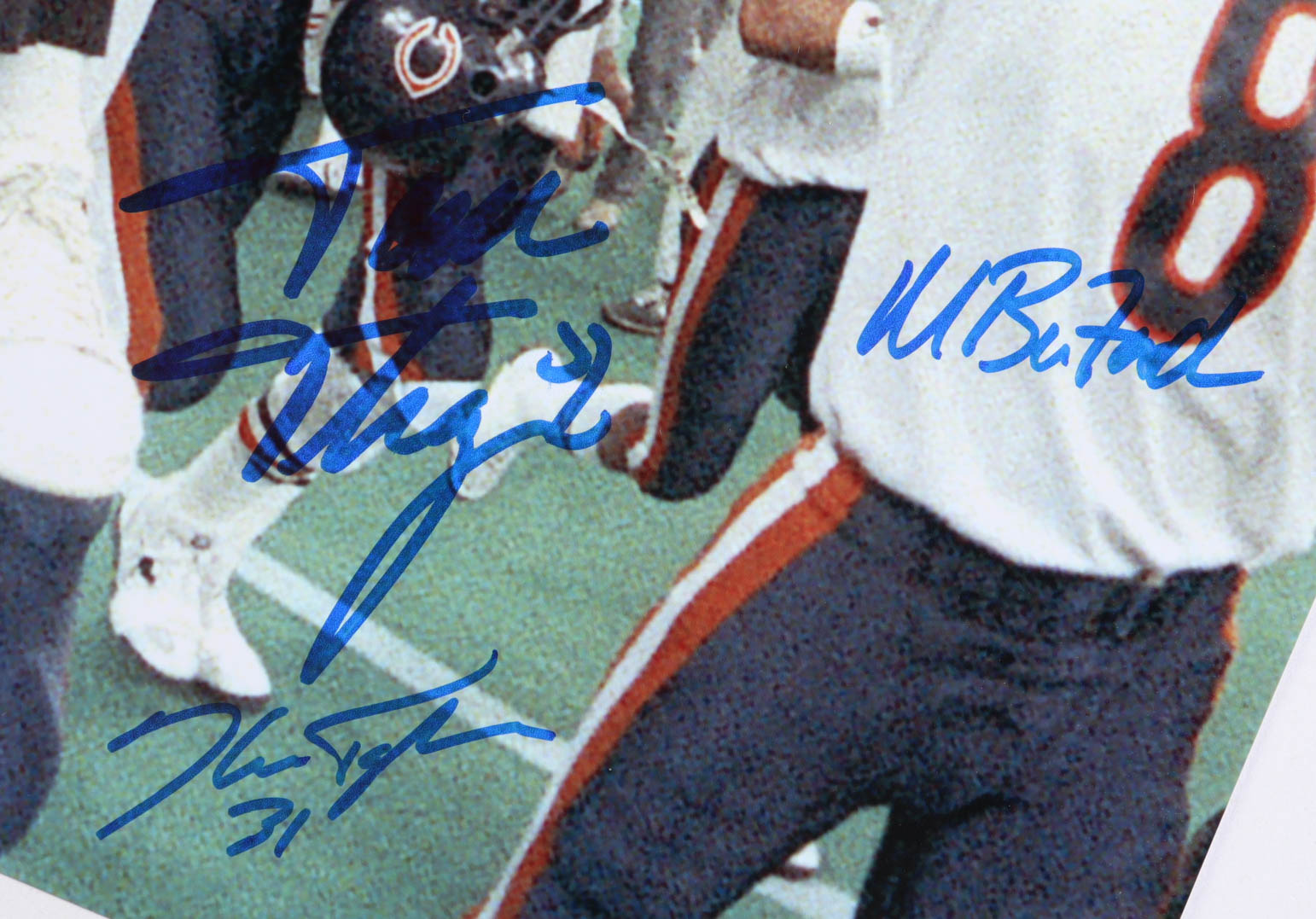 1986 Bears Super Bowl XX 16x20 Photo Signed by (24) with Mike Ditka, Mike Singletary, Steve McMichael, Gary Fencik (Schwartz) at PristineAuction.com 1986 Bears Super Bowl XX 16x20 Photo Signed by (24) with Mike Ditka, Mike Singletary, Steve McMichael, Gary Fencik (Schwartz) at PristineAuction.com