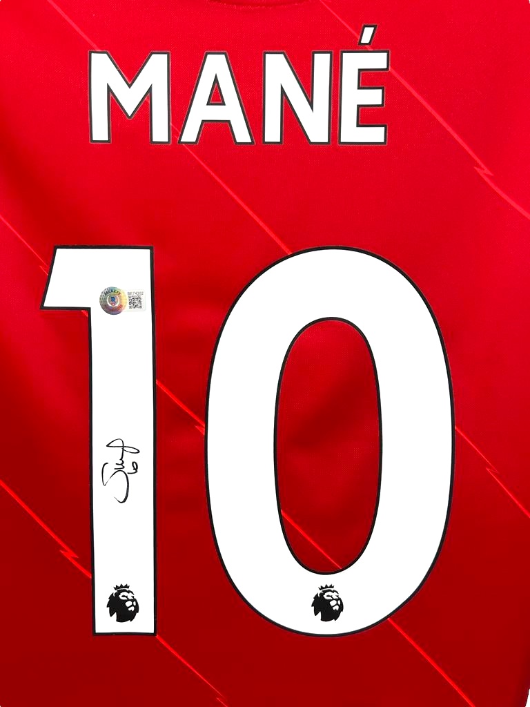 Sadio Mane Signed Liverpool Jersey (Beckett) at PristineAuction.com Sadio Mane Signed Liverpool Jersey (Beckett) at PristineAuction.com