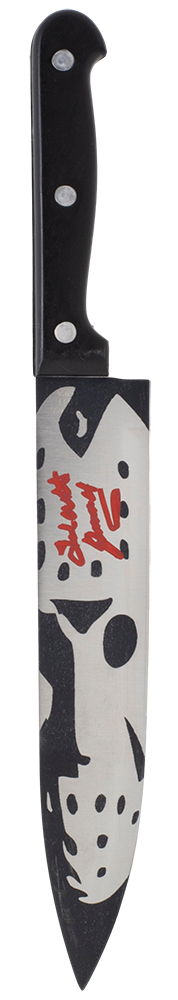 Ted White Signed Kitchen Knife Inscribed "Jason 4" (PSA) at PristineAuction.com Ted White Signed Kitchen Knife Inscribed "Jason 4" (PSA) at PristineAuction.com