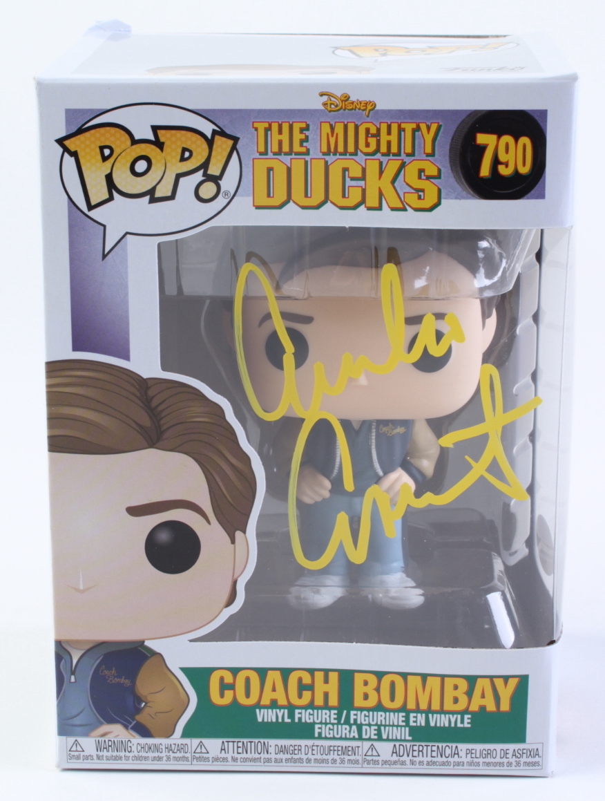 Emilio Estevez Signed "Disney: The Mighty Ducks" #790 Coach Bombay Funko Pop! Vinyl Figure (JSA) at PristineAuction.com Emilio Estevez Signed "Disney: The Mighty Ducks" #790 Coach Bombay Funko Pop! Vinyl Figure (JSA) at PristineAuction.com
