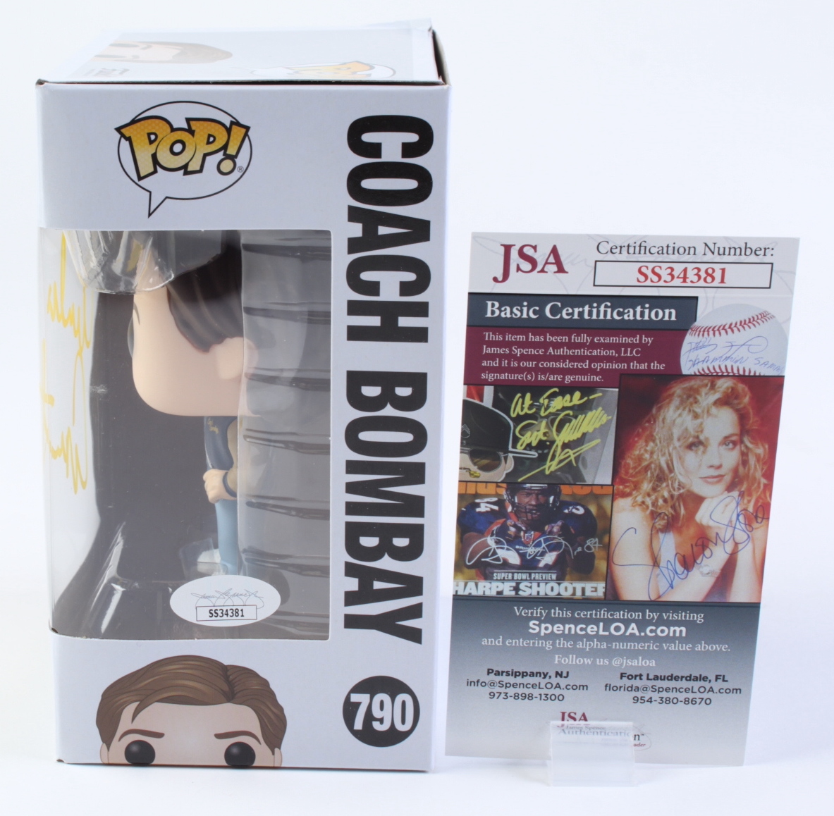 Emilio Estevez Signed "Disney: The Mighty Ducks" #790 Coach Bombay Funko Pop! Vinyl Figure (JSA) at PristineAuction.com Emilio Estevez Signed "Disney: The Mighty Ducks" #790 Coach Bombay Funko Pop! Vinyl Figure (JSA) at PristineAuction.com