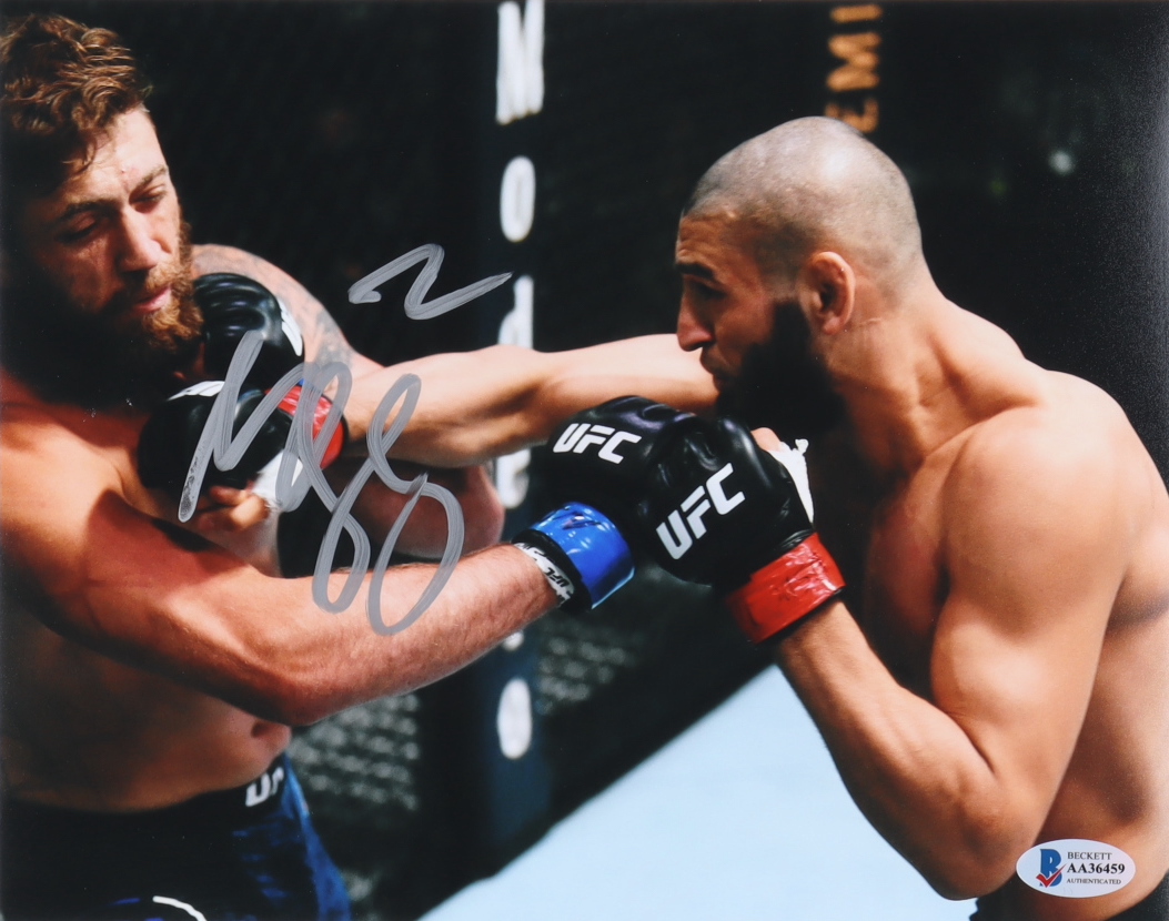 Khamzat Chimaev Signed UFC 8x10 Photo (Beckett) at PristineAuction.com Khamzat Chimaev Signed UFC 8x10 Photo (Beckett) at PristineAuction.com