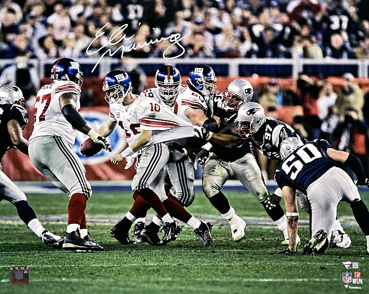 Eli Manning Signed Giants 16x20 Photo (Fanatics) at PristineAuction.com Eli Manning Signed Giants 16x20 Photo (Fanatics) at PristineAuction.com