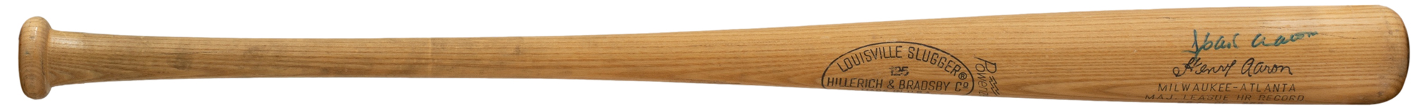 Hank Aaron Signed Louisville Slugger Player Model Baseball Bat (Beckett) at PristineAuction.com Hank Aaron Signed Louisville Slugger Player Model Baseball Bat (Beckett) at PristineAuction.com