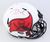 Tom Brady Signed Buccaneers Full-Size Authentic On-Field Lunar Eclipse Alternate Speed Helmet (Fanatics) at PristineAuction.com