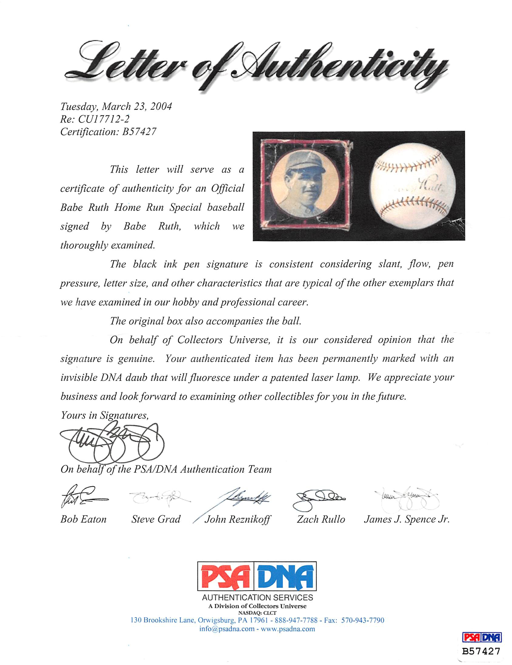Babe Ruth Signed Babe Ruth Home Run Special Logo Baseball (PSA) at PristineAuction.com Babe Ruth Signed Babe Ruth Home Run Special Logo Baseball (PSA) at PristineAuction.com