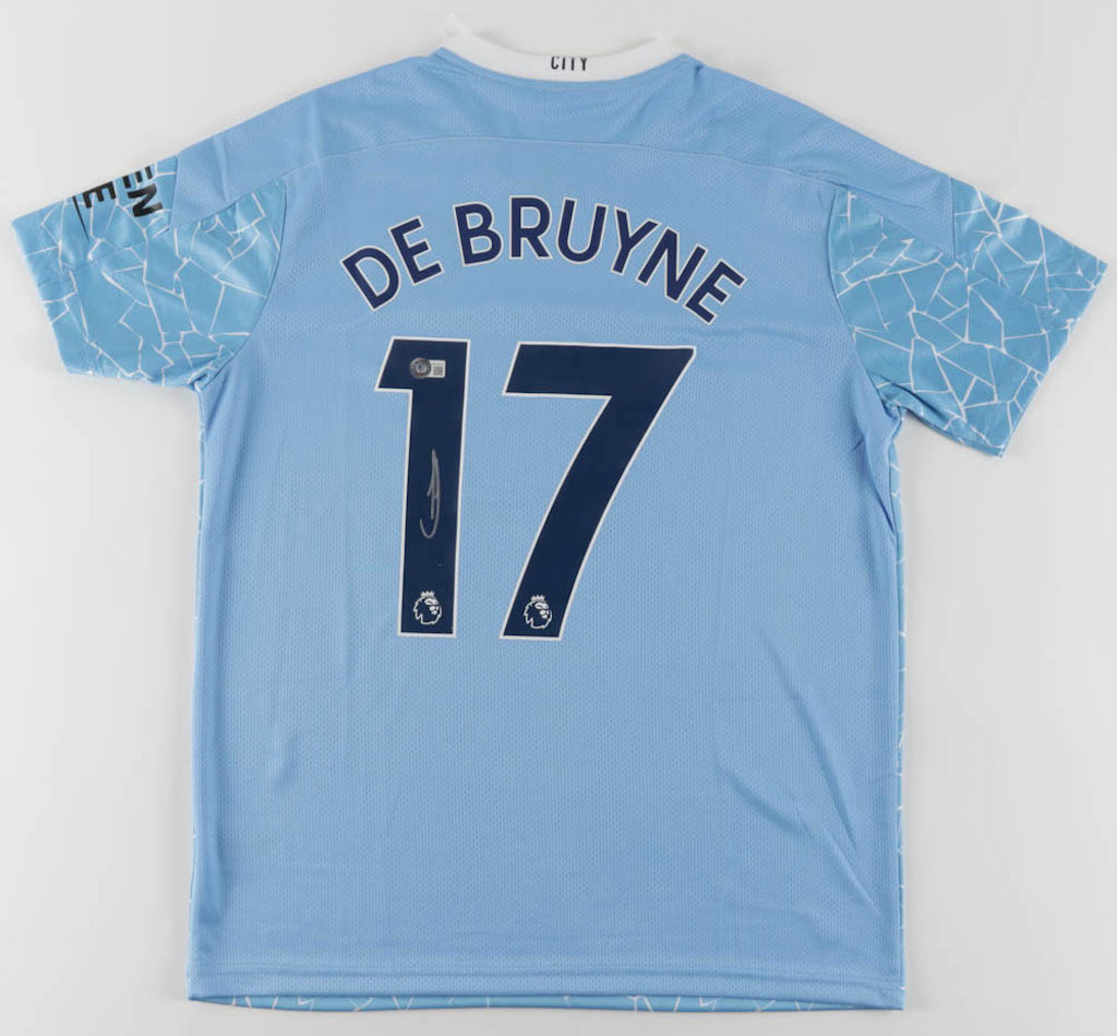 Kevin De Bruyne Signed Jersey (Beckett) at PristineAuction.com Kevin De Bruyne Signed Jersey (Beckett) at PristineAuction.com