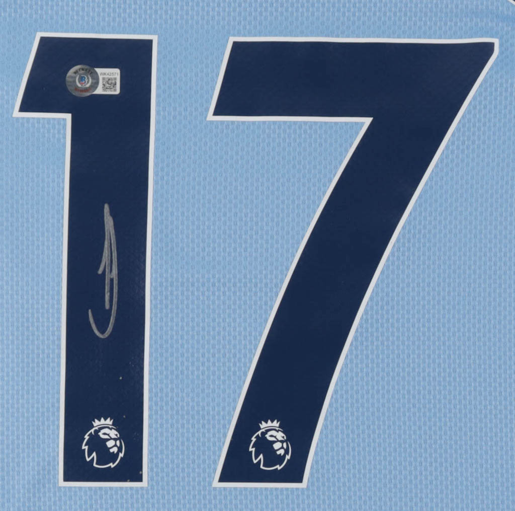Kevin De Bruyne Signed Jersey (Beckett) at PristineAuction.com Kevin De Bruyne Signed Jersey (Beckett) at PristineAuction.com