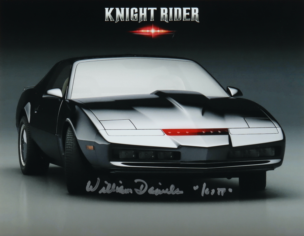 Knight Signature Knight Rider William Daniels Signed