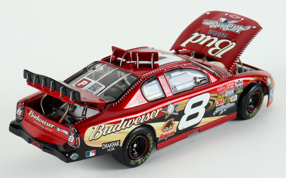 8 DALE EARNHARDT JR. 1/24 BUDWEISER TEST CAR RCCA ELITE 2002