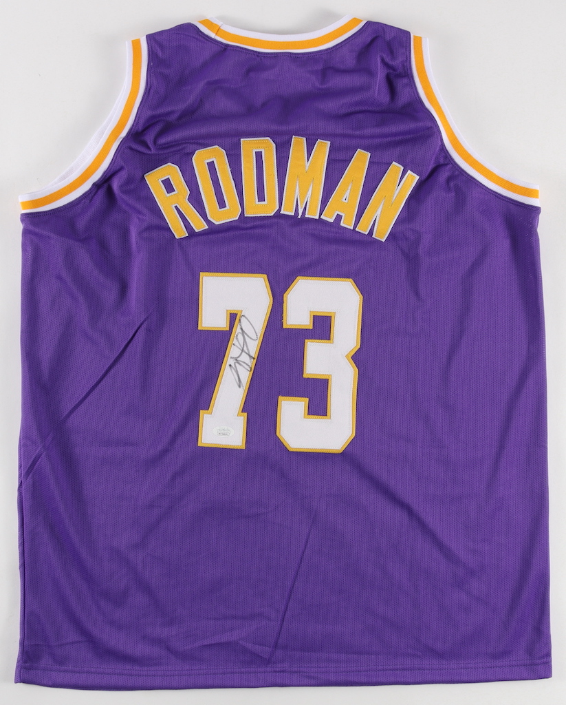 Dennis Rodman Signed Jersey (JSA) at PristineAuction.com Dennis Rodman Signed Jersey (JSA) at PristineAuction.com