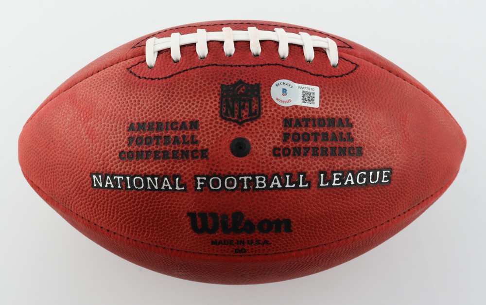 Patrick Mahomes Signed Official NFL "The Duke" Game Ball Football (Beckett) at PristineAuction.com Patrick Mahomes Signed Official NFL "The Duke" Game Ball Football (Beckett) at PristineAuction.com