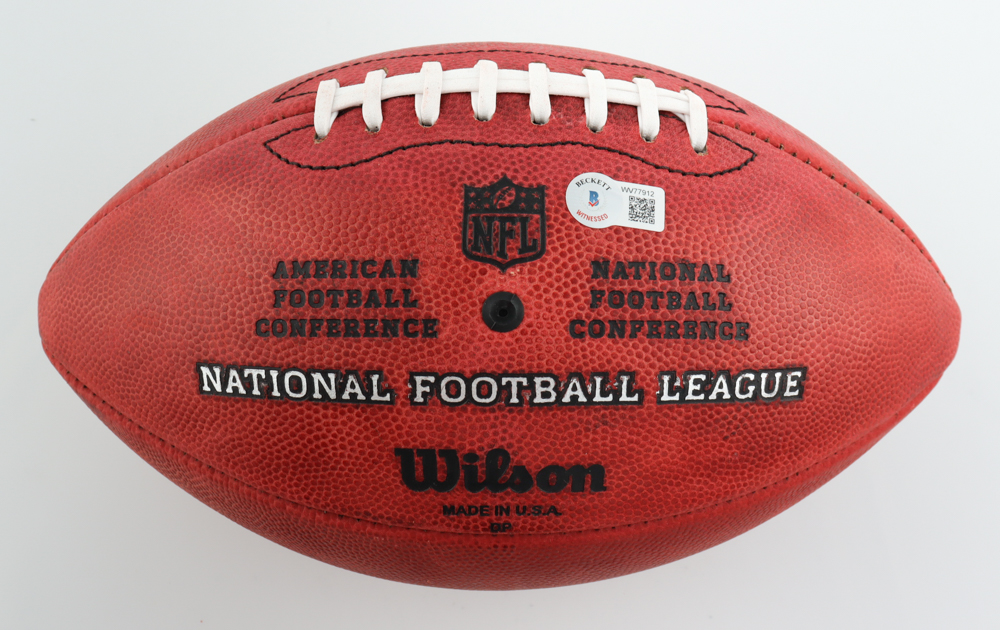Patrick Mahomes Signed Official NFL "The Duke" Game Ball Football (Beckett) at PristineAuction.com Patrick Mahomes Signed Official NFL "The Duke" Game Ball Football (Beckett) at PristineAuction.com