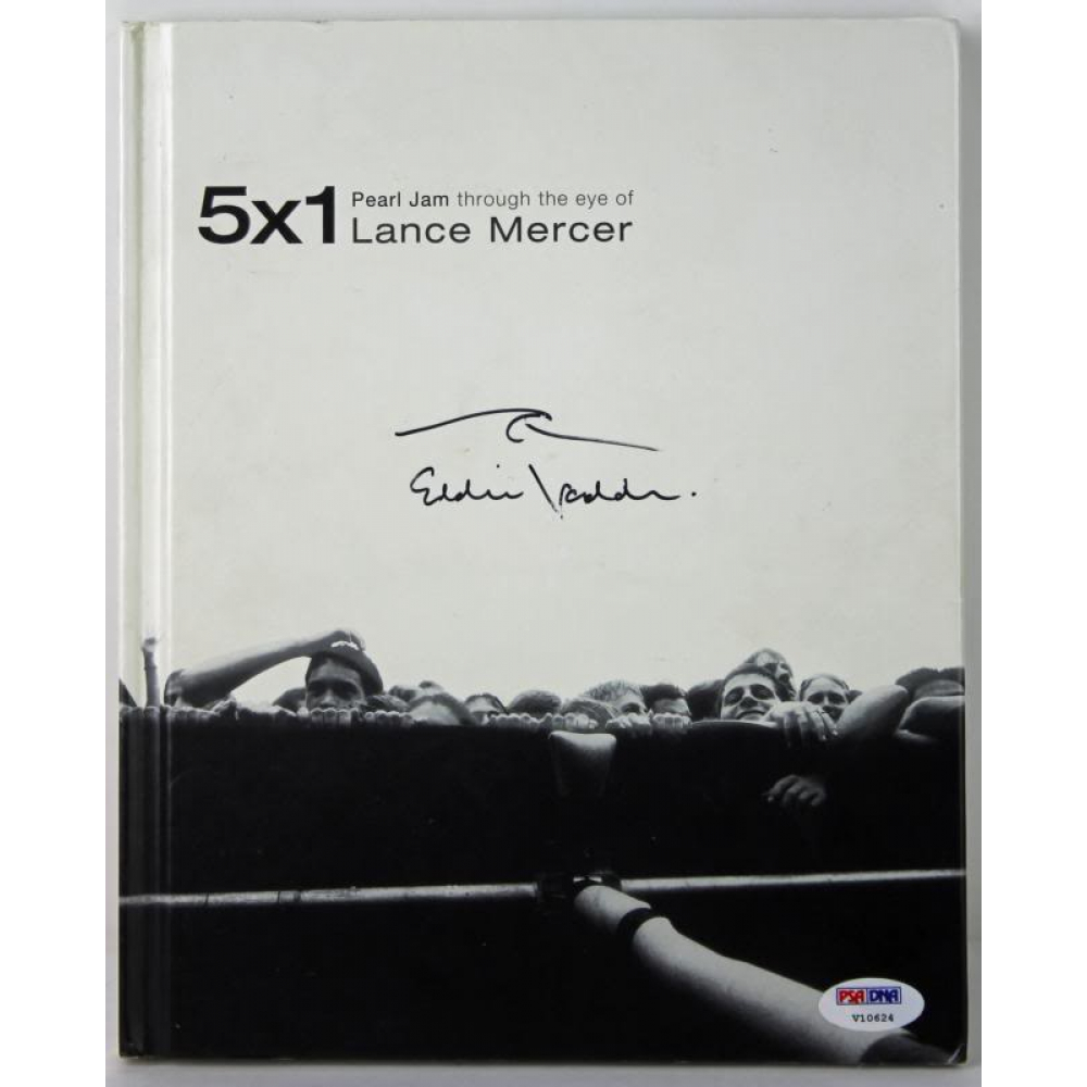 Eddie Vedder Signed Pearl Jam Hardcover Book (PSA) | Pristine Auction