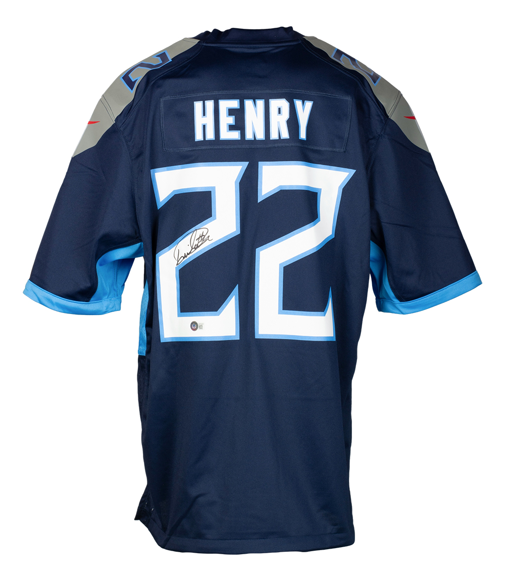 Derrick Henry Signed Titans Nike Jersey (Beckett) at PristineAuction.com Derrick Henry Signed Titans Nike Jersey (Beckett) at PristineAuction.com