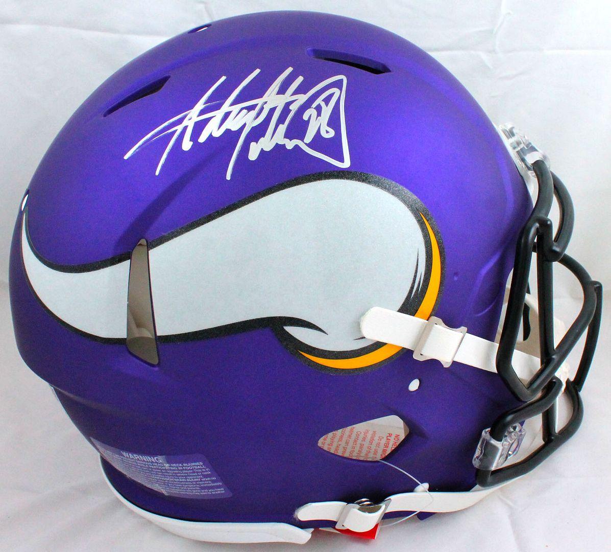 Adrian Peterson Signed Vikings Full-Size Authentic On-Field Speed Helmet (Beckett) at PristineAuction.com Adrian Peterson Signed Vikings Full-Size Authentic On-Field Speed Helmet (Beckett) at PristineAuction.com