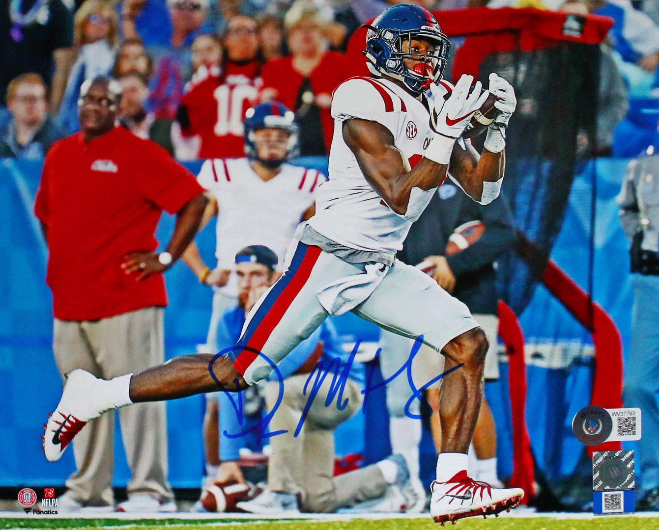 DK Metcalf Signed Ole Miss Rebels 8x10 Photo (Beckett) at PristineAuction.com DK Metcalf Signed Ole Miss Rebels 8x10 Photo (Beckett) at PristineAuction.com